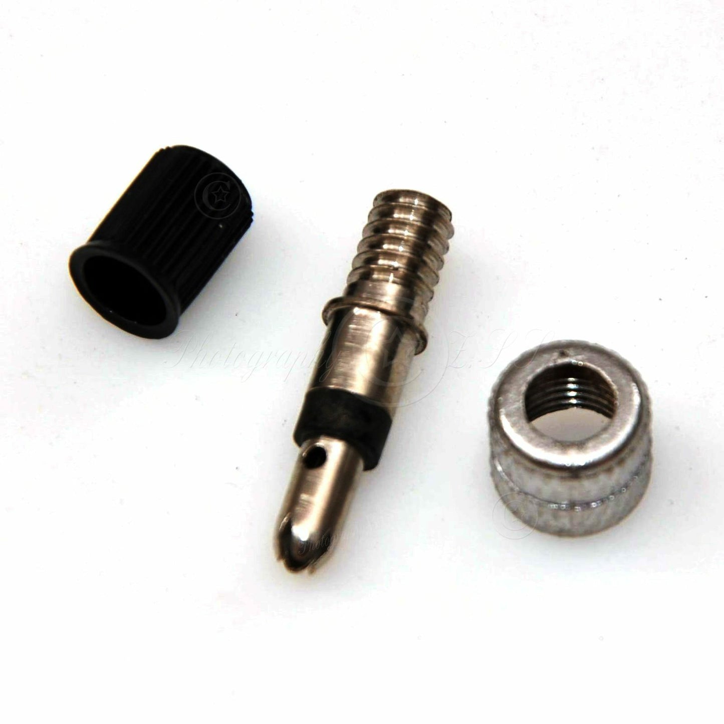 4x Removable German Bike Valve Core +Caps for Bicycle Inner Tube Repair Fix Unit