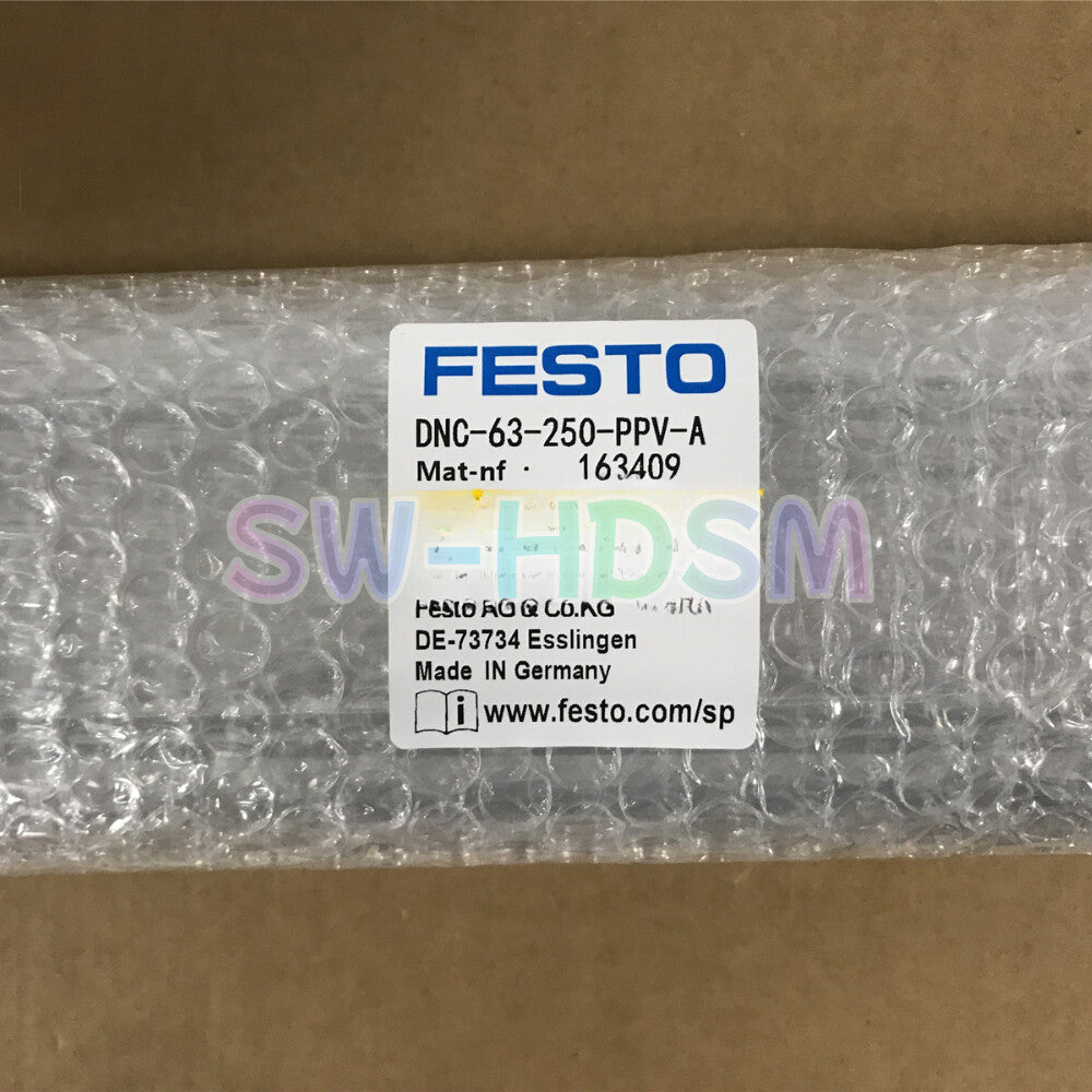 1PCS   FESTO Cylinder 163409 DNC-63-250-PPV-A Freight Free