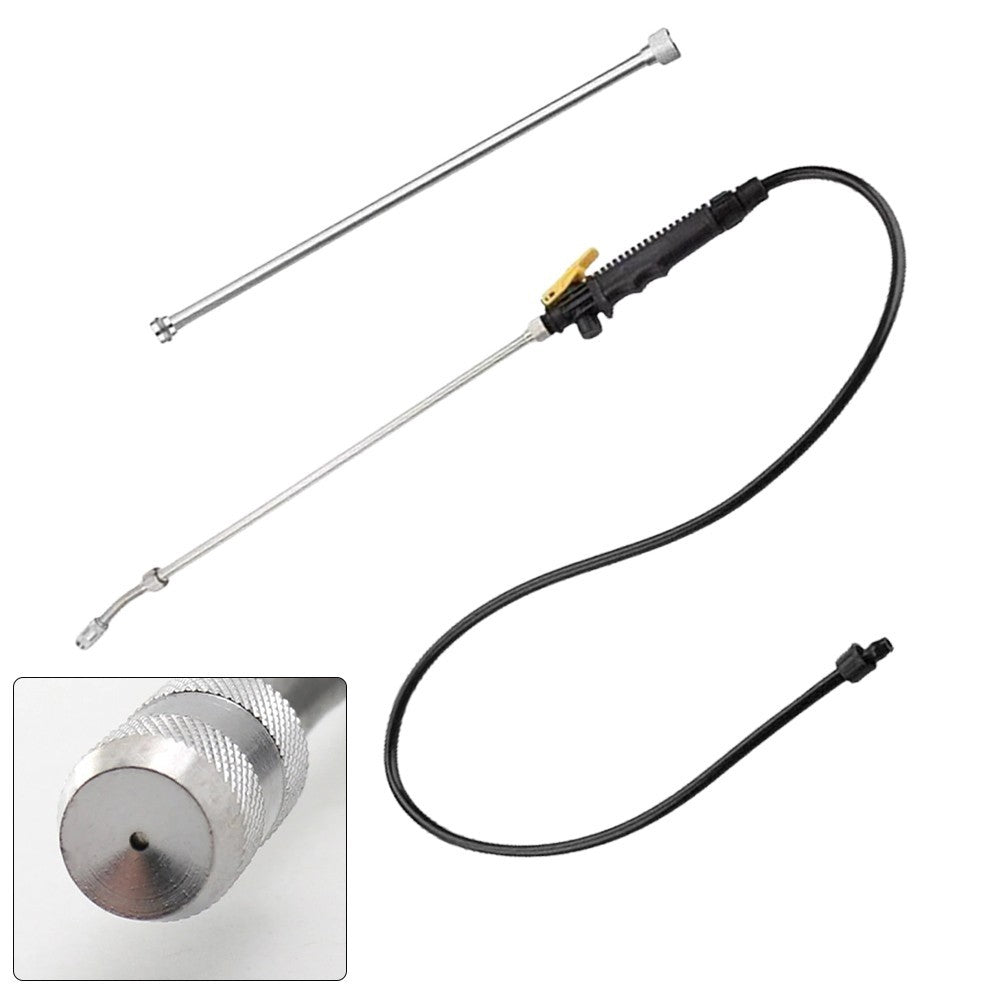 High Pressure Sprayer with Adjustable Nozzle and Ergonomic Trigger Wand Design