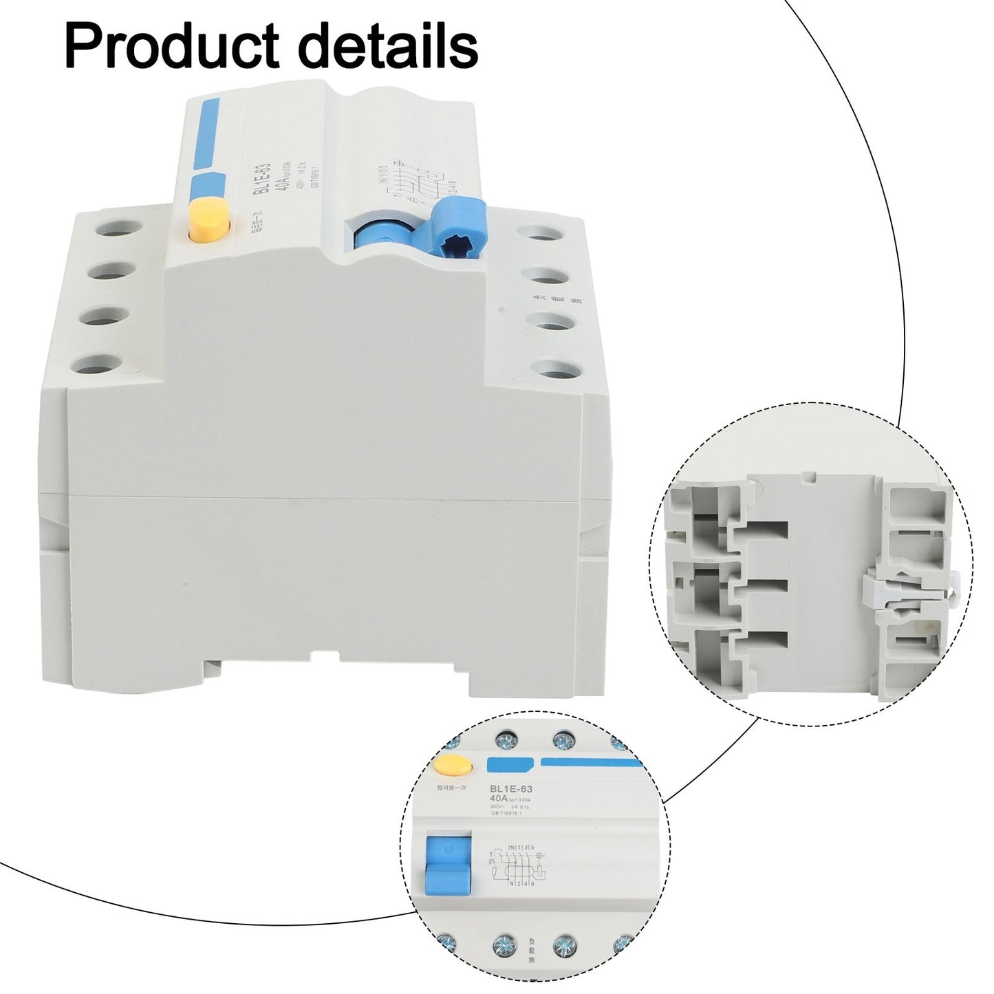 Electrical Leakage Protector ML1E63 3P+N Rated 400V for Enhanced Durability