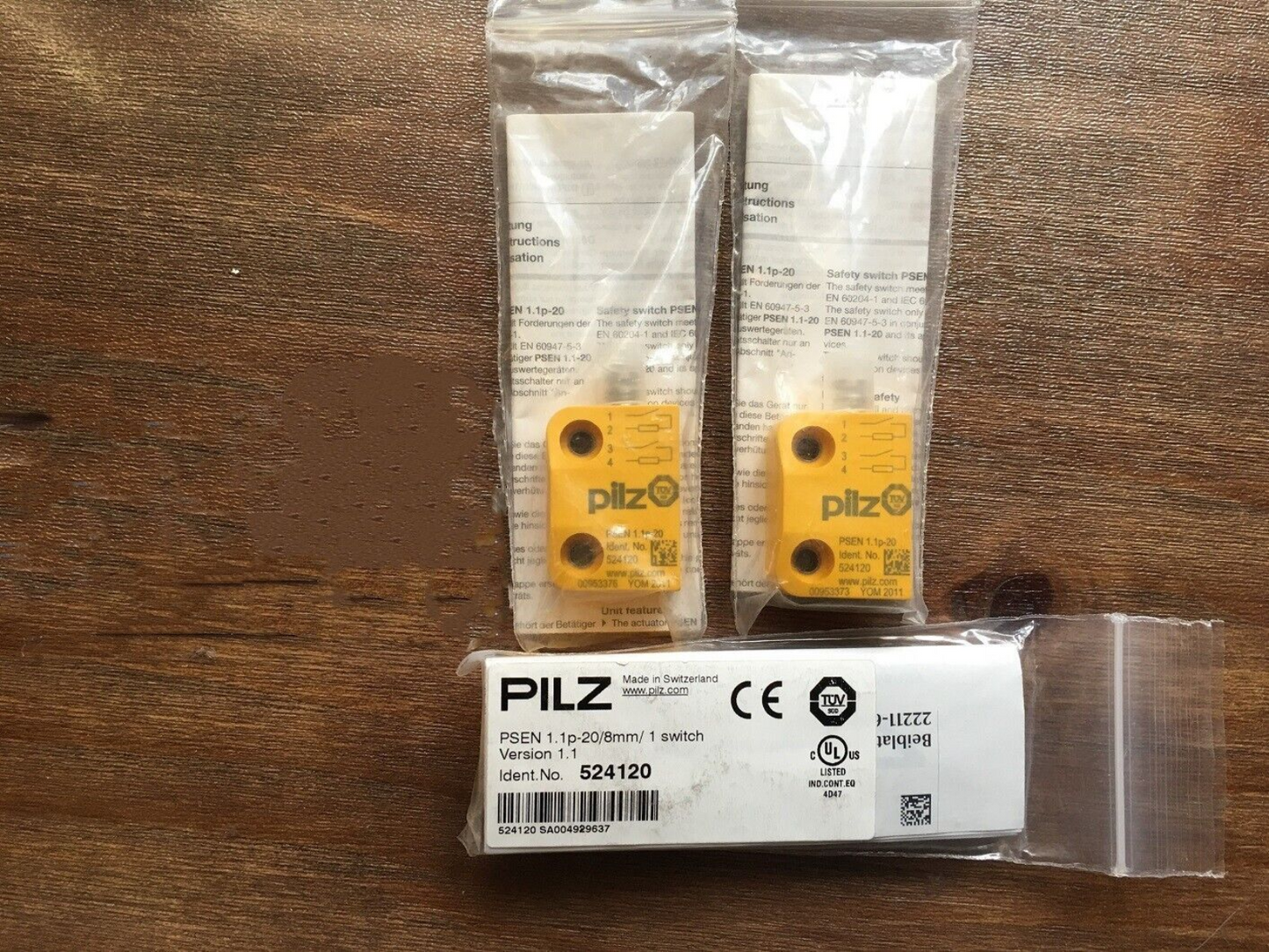 1pc PILZ PSEN Series Safety Switch PSEN 1.1p-20/8mm/ 1 Switch 1unit Connector M8