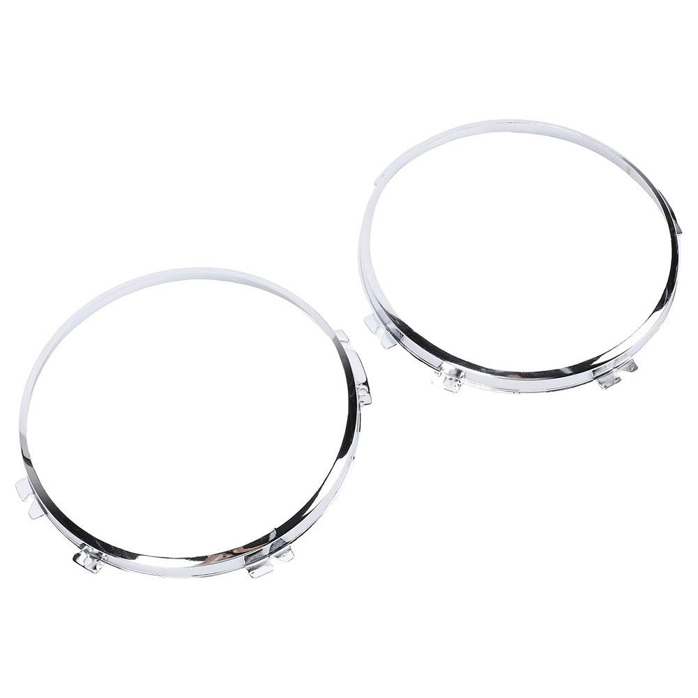 Replacement 7 Inch Headlamp Retaining Bezel Pair for Land Rovers Series 2 2A 3