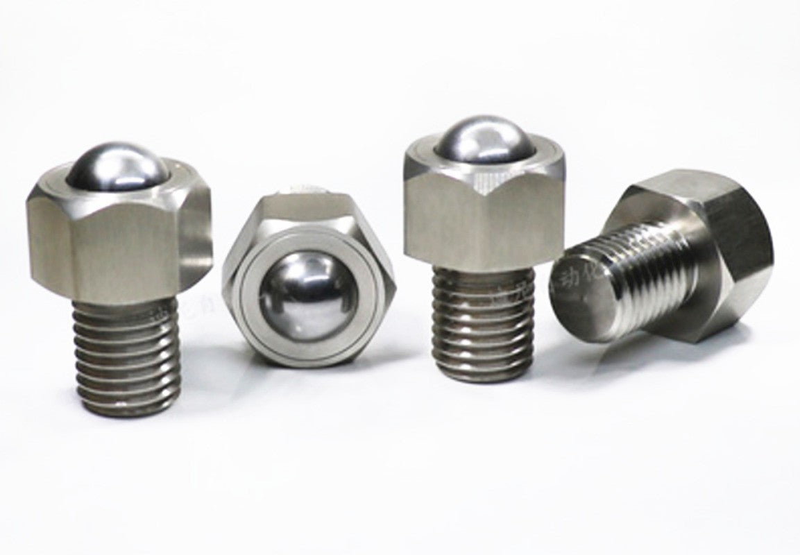 5pcs M6 Stainless steel small outer hexagonal steel ball roller universal ball