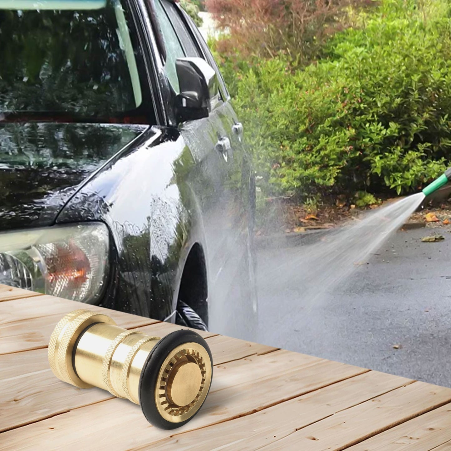 Secure Connection Heavy Duty Brass Nozzle Car Washing NHNST Brass Nozzle