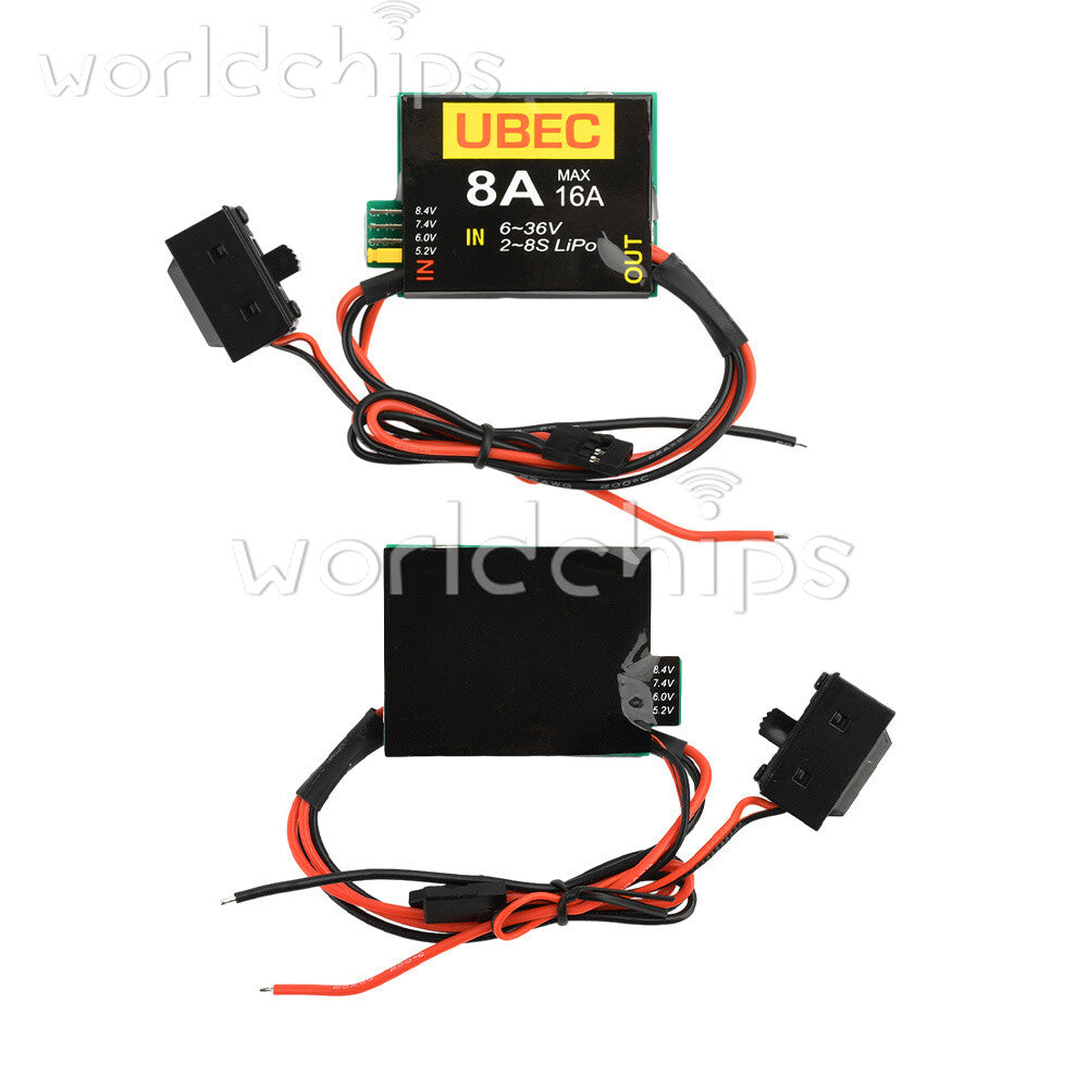 2S-8S 6-36V UBEC-8A BEC & DUAL UBEC Servo Independent Power Supply Module RC Car