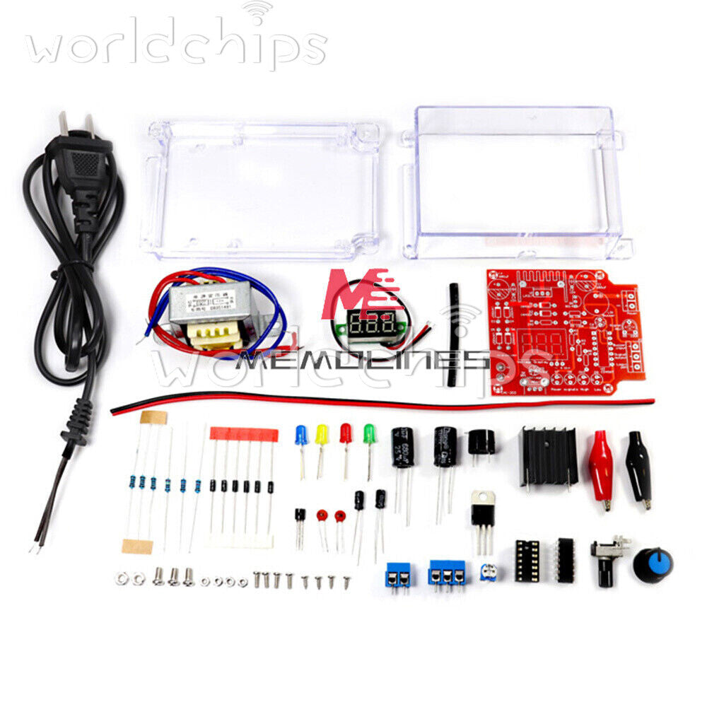 LM317 Adjustable Voltage Regulator DIY Kit DC Power Supply Electronic Parts