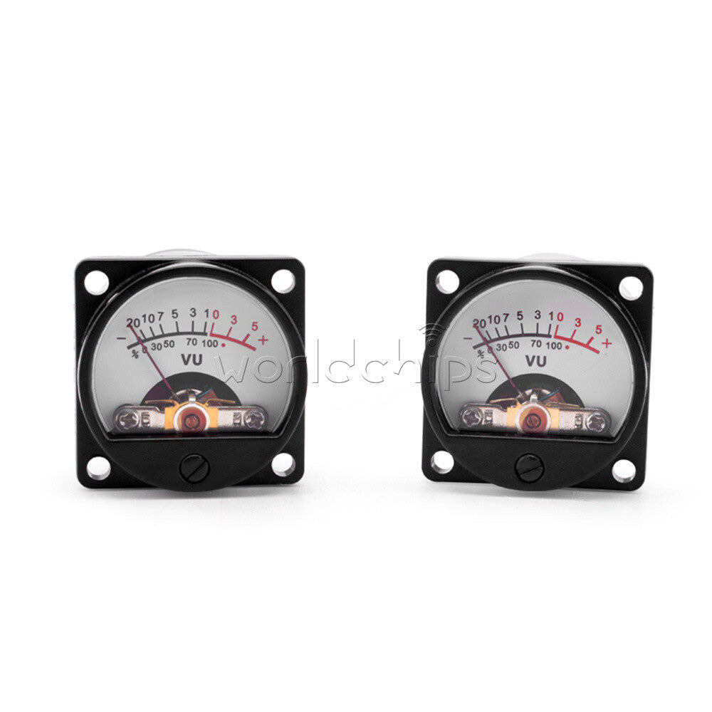 2-PACK VU Meter DB Panel Sound Level Display & Driver Board for DIY Amplifier