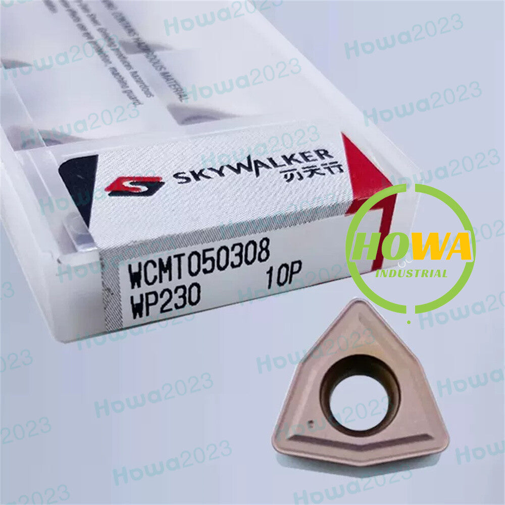 10Pieces/Box WCMT050308 WP230 SKYWALKER Carbide CNC Blade Turning Inserts