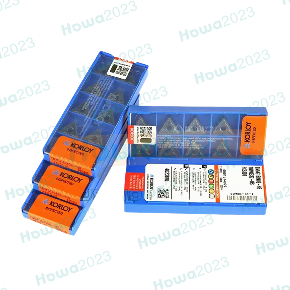 10Pcs/BOX TNMG160408-HS PC5300 TNMG332-HS KORLOY Carbide Inserts Turning Blade