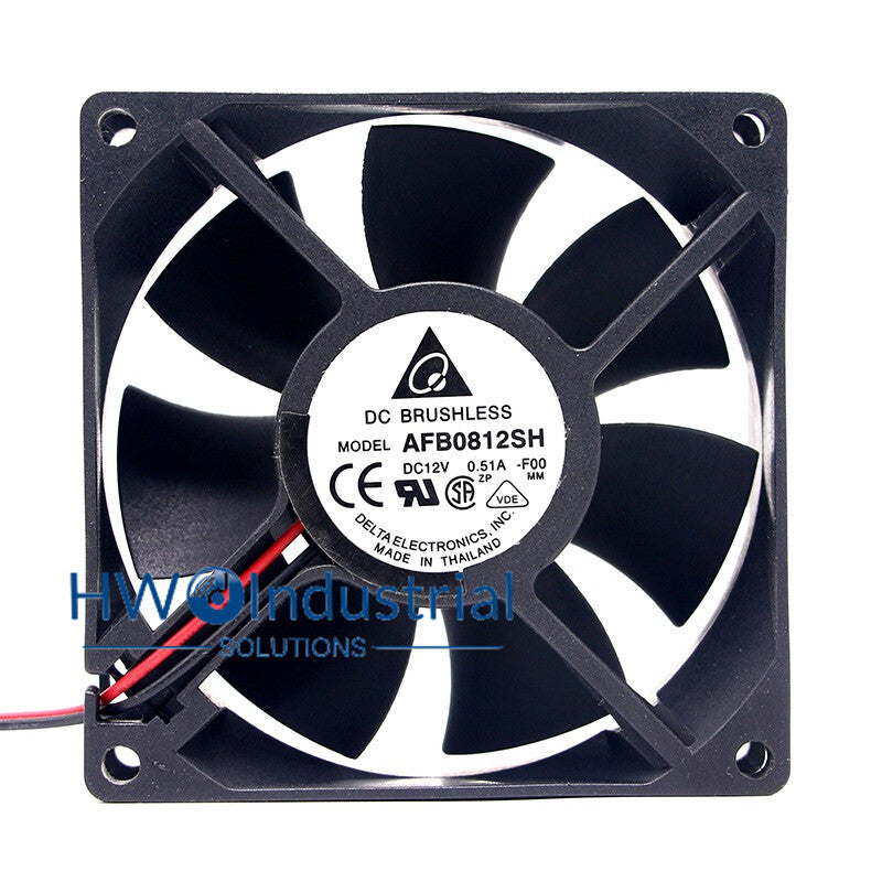 1PC AFB0812SH 12V 0.51A 8CM Delta Inverter Airflow Cooling Fan Size 80*80*25 mm