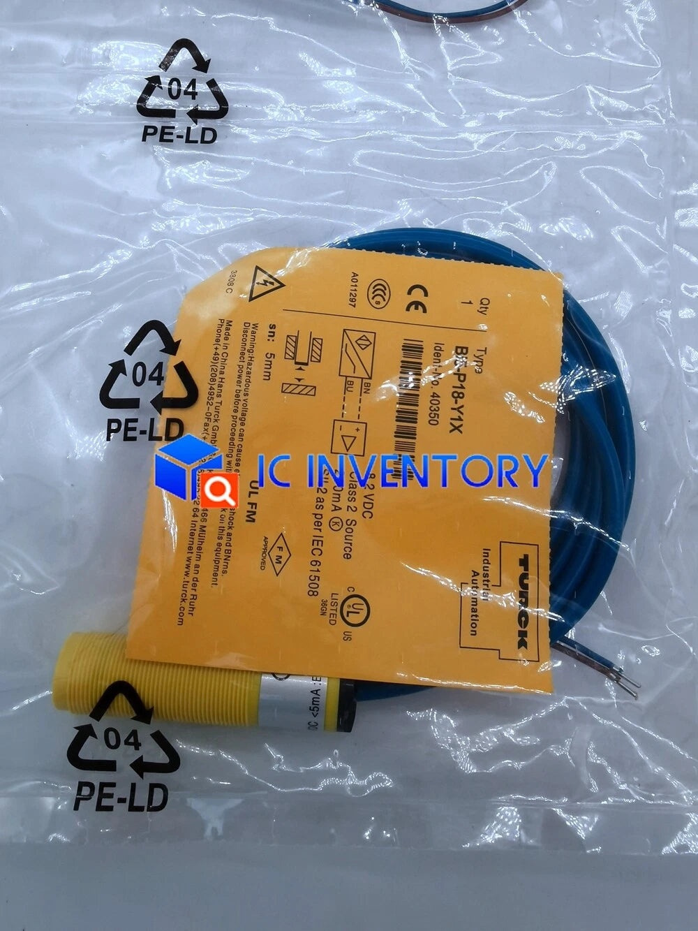 1PCS   ONES TURCK proximity switch Bi5-P18-Y1X #P