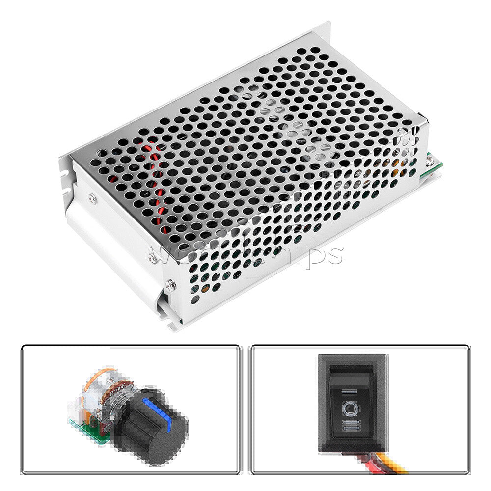 DC10-50V 100A 3000W PWM DC Brush Motor Speed Controller Programmable PLC Control