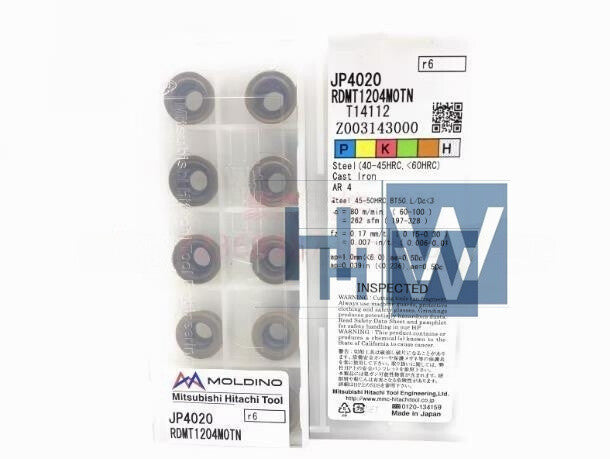 Box/10PCS Hitachi Round Cutter CNC Blade RDMT1204MOTN JP4020 Milling Insert