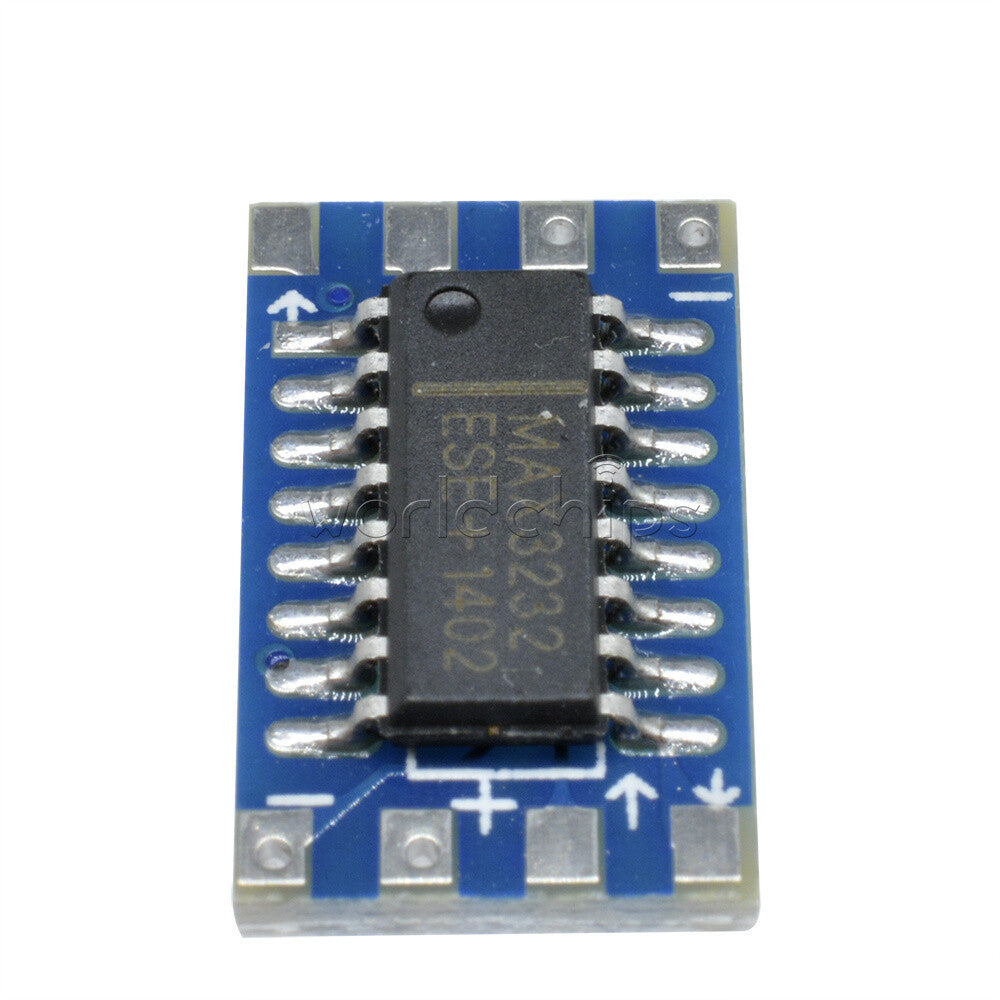 100PCS Serial Port Mini RS232 to TTL Converter Adaptor Module Board MAX3232