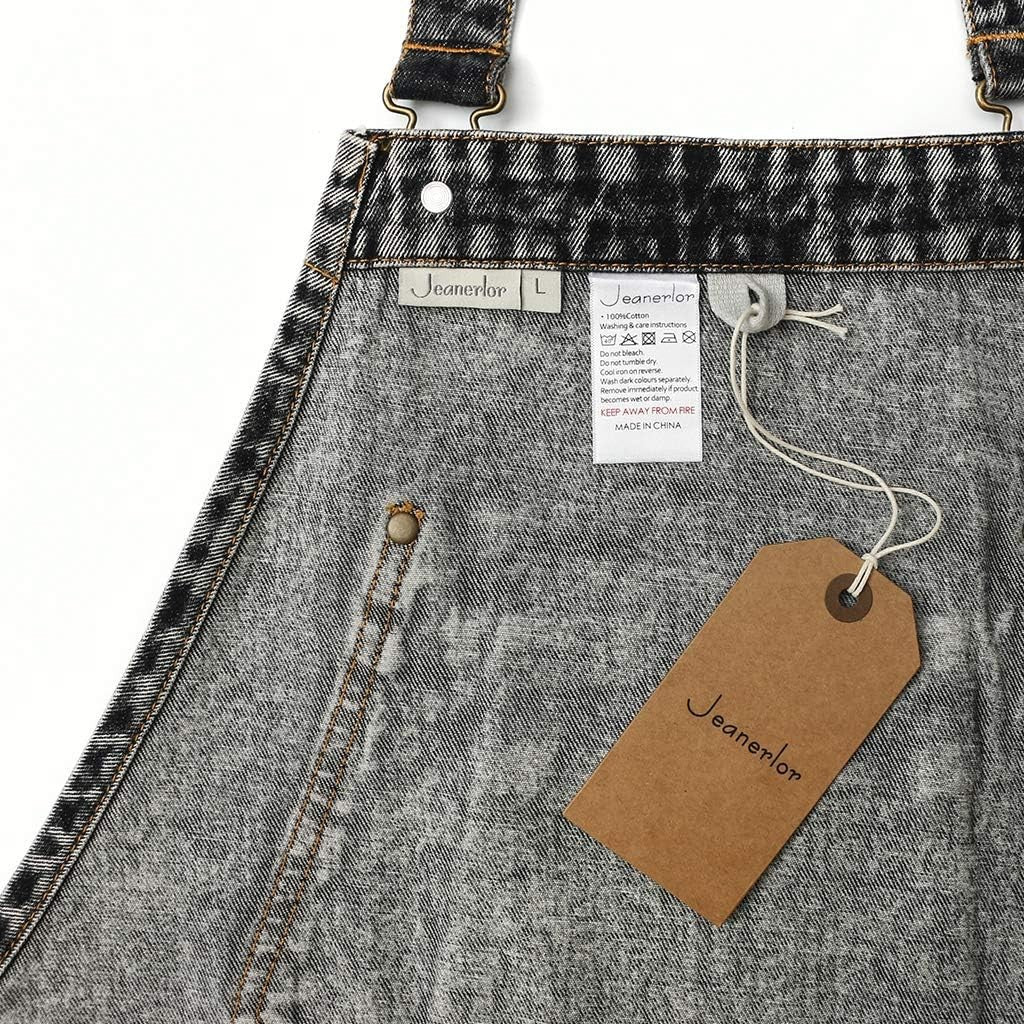 Denim Apron with Pockets, Adjustable Cross Straps, for Work & Crafts