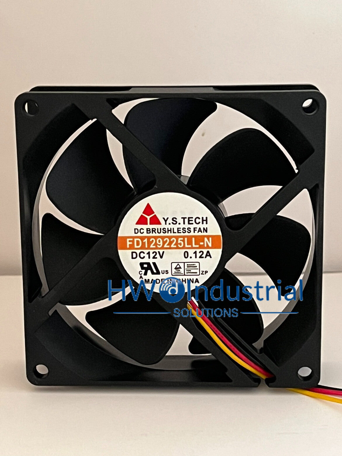 1PC FD129225LL-N 12V 0.12A 9CM Y.STECH Server Chassis Fan Size 90*90*25mm