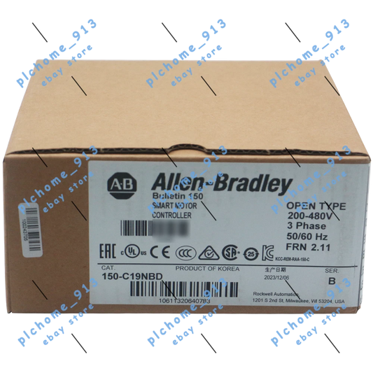 Allen-Bradley 150-C19NBD SMC-3 19A Open Type Smart Motor Controller