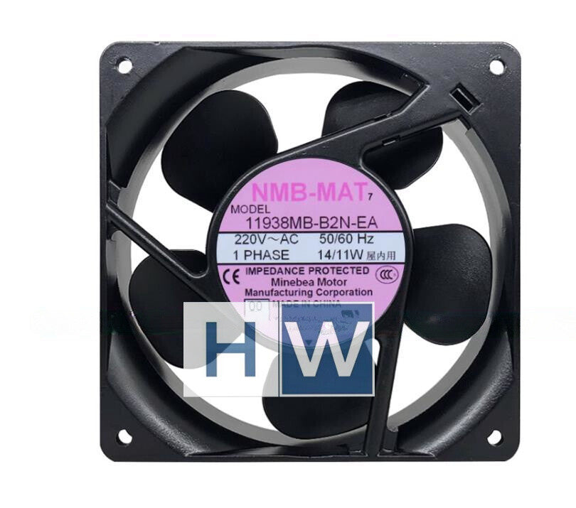 1PC NMB-MAT 11938MB-B2N-EA 14/11W 220V 12CM 12038 Cabinet Cooling Fan
