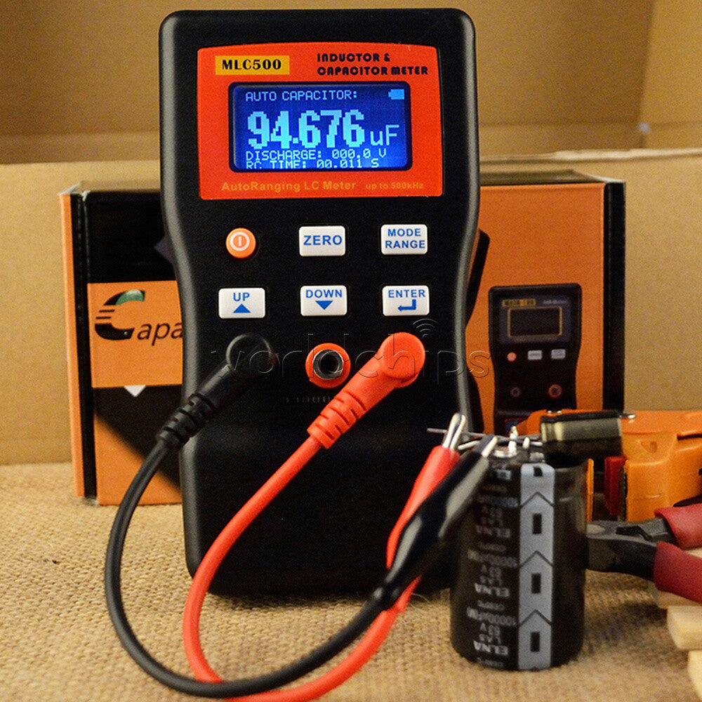 MLC500 High Precision Digital Auto Range Capacitance Inductance Meter Anti-burn