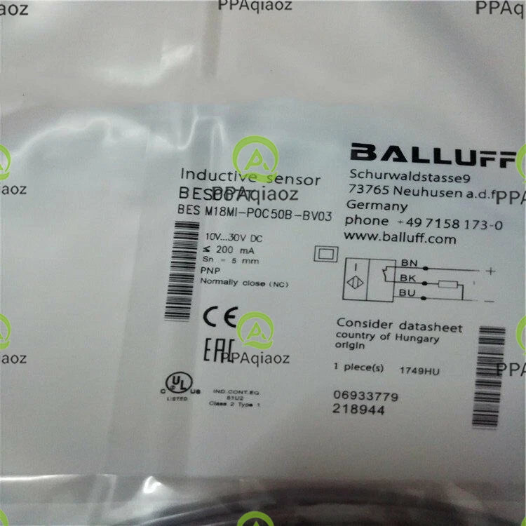 1Pcs  BALLUFF BES M18MI-POC50B-BV03（BES007T) sensor Fast delivery