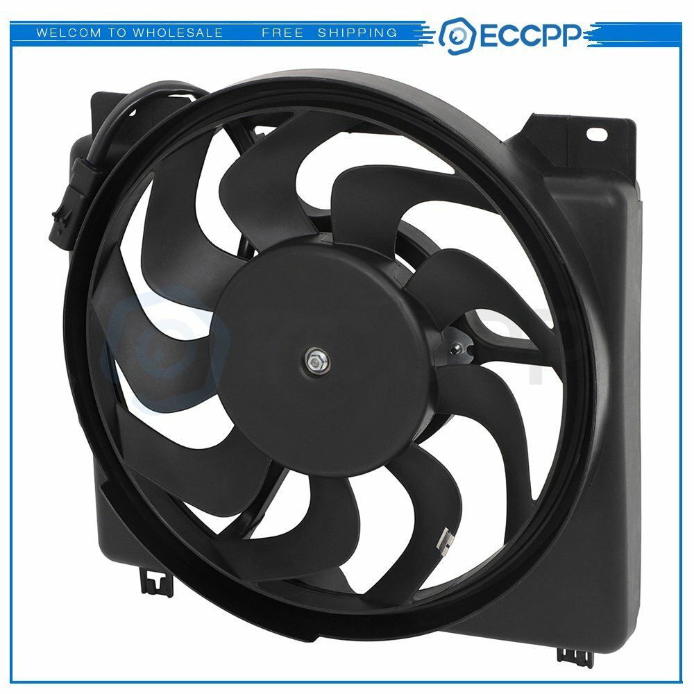 Radiator Cooling Fan Assembly For 1997 1998 1999 2000 2001 Jeep Cherokee