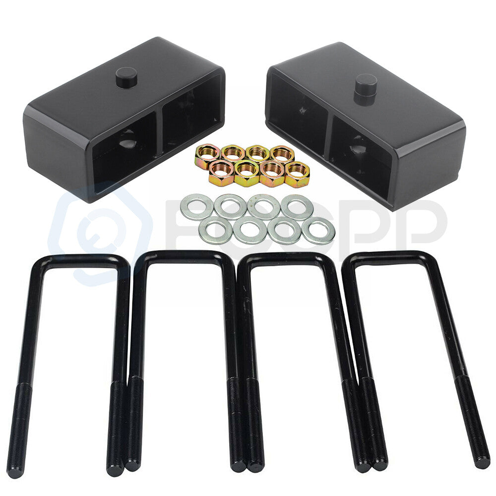 3" Front 2" Rear Leveling Lift Kit Blue For Chevrolet Silverado 1500 2007-2022