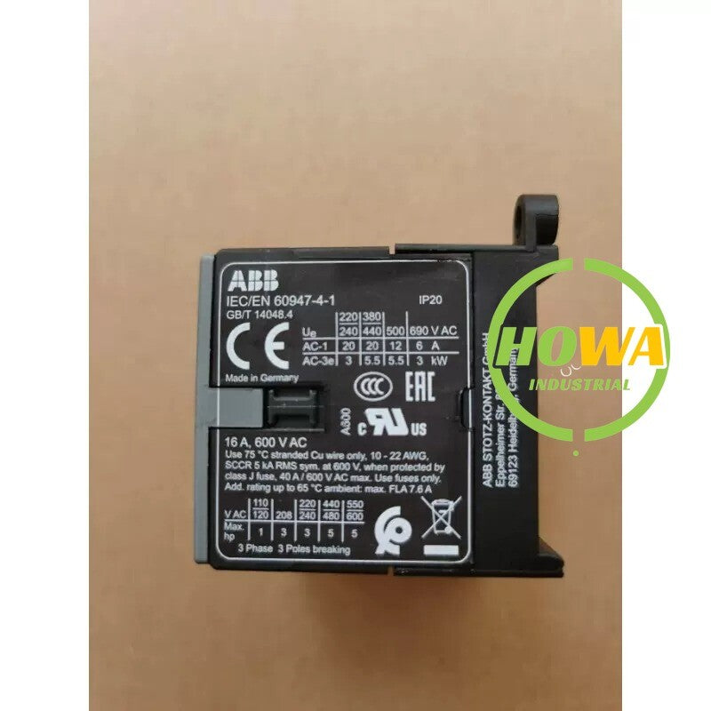 ABB Miniature Contactor B7-30-10-F Coil Voltage AC24V 50/60Hz