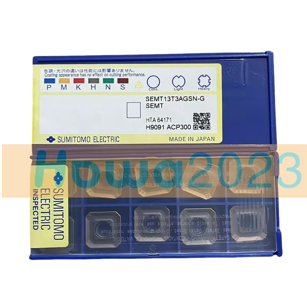 10pcs/Box Sumitomo SEMT13T3AGSN-G ACP300 Milling Blade Carbide Inserts