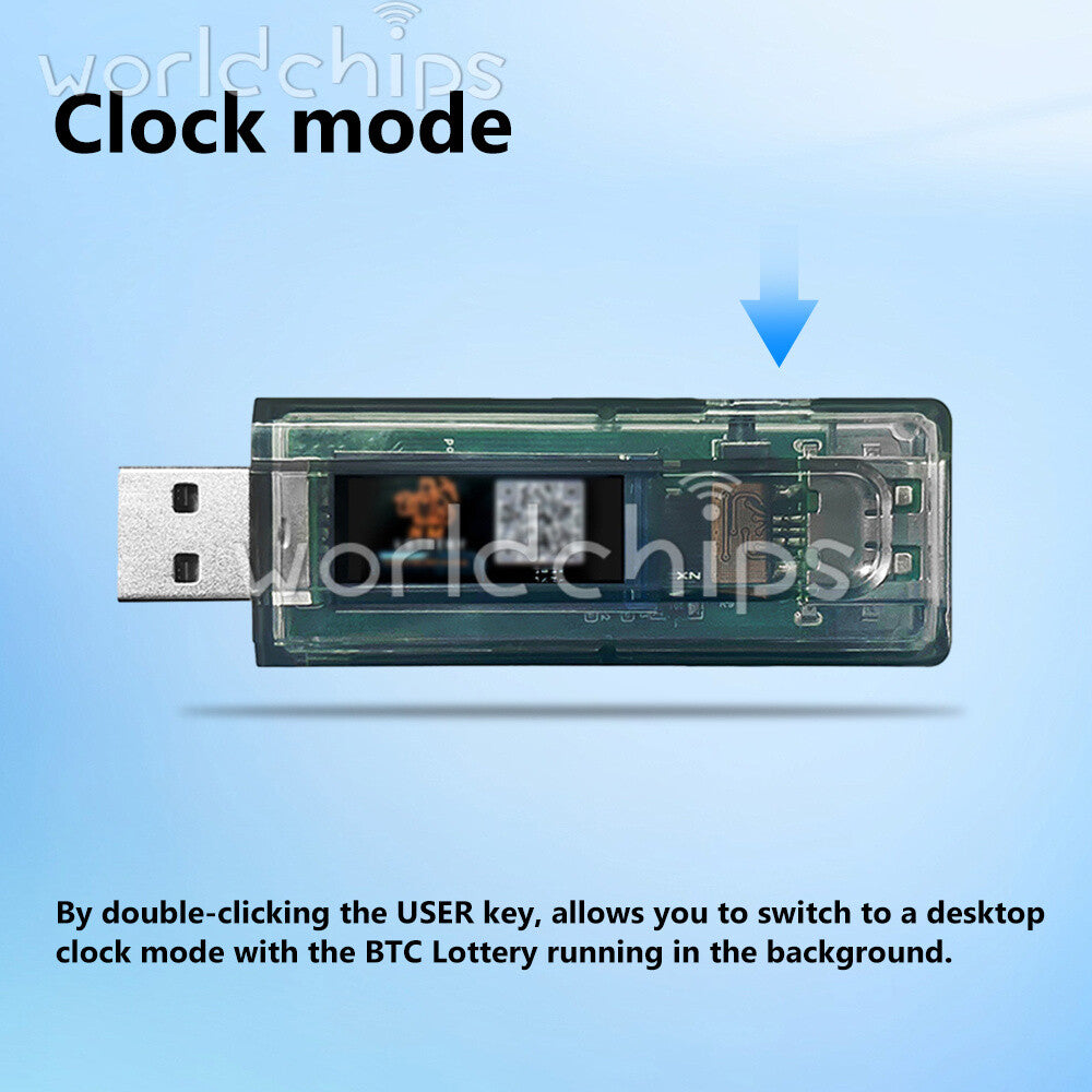Voltage Ammeter Power Meter ESP32-S3FN8 Dev Board NM-USBChain+ Calculating Power