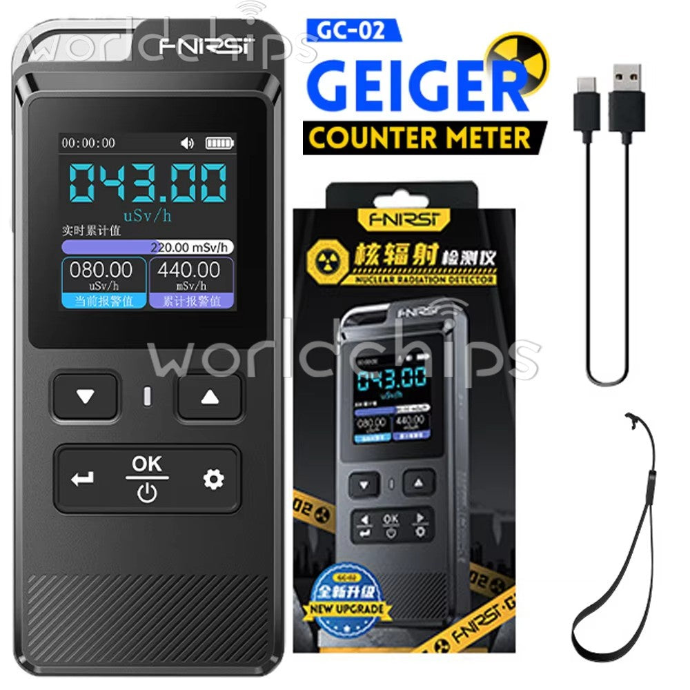 FNIRSI GC-02 Nuclear Radiation Detector Professional Geiger Miller Counter