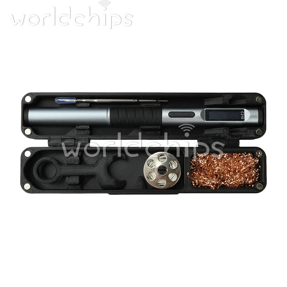 Digital Portable Soldering Iron Pen 100W Fast Heat Adjustable Temperature Type-C