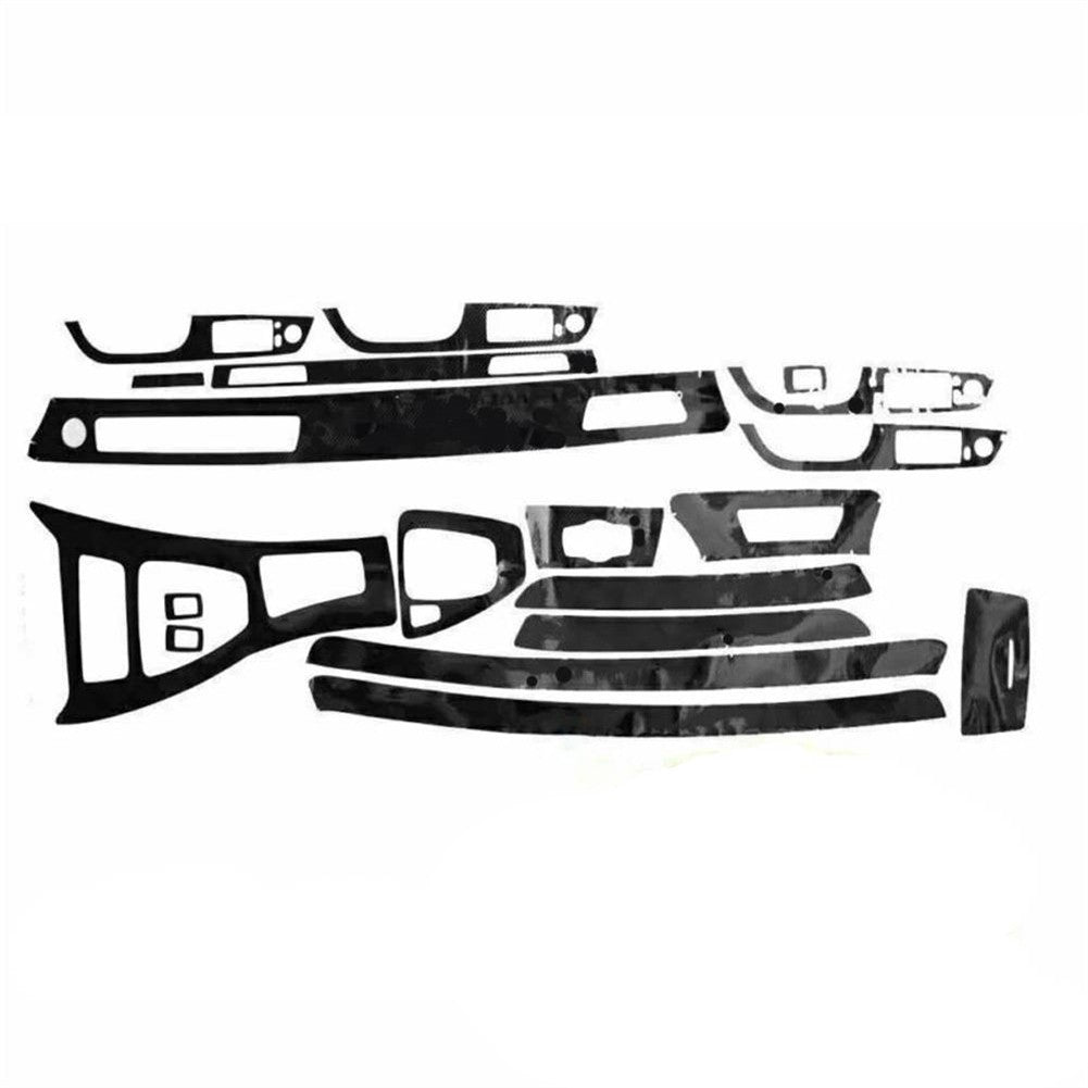 Wrap Trim Car Interior 1 Set Car Decoration Decal Stickers Gloss Black