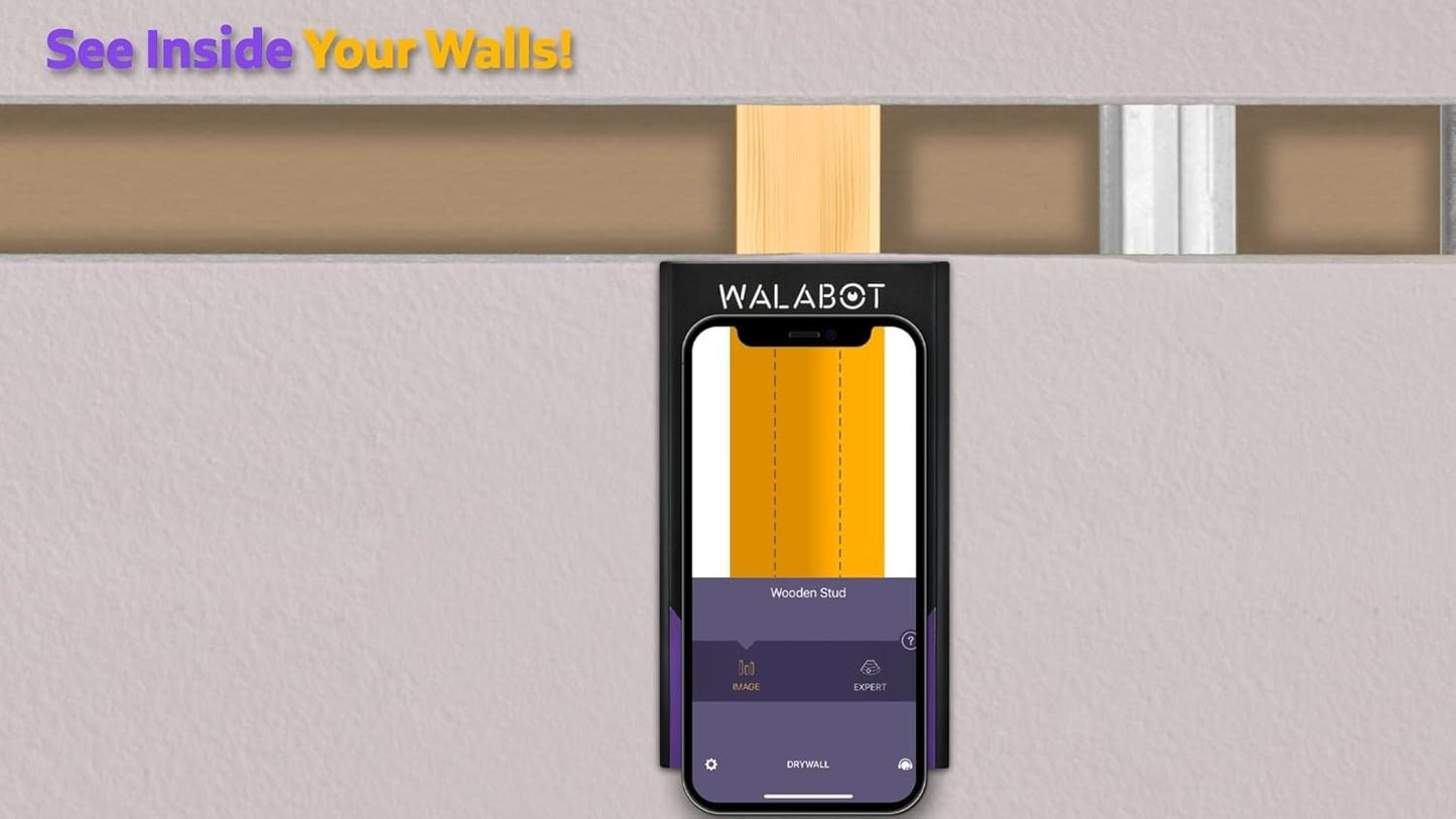 Visual Stud Finder & Wall Scanner, DIY 2, for Drywall, Detects Studs & Wires