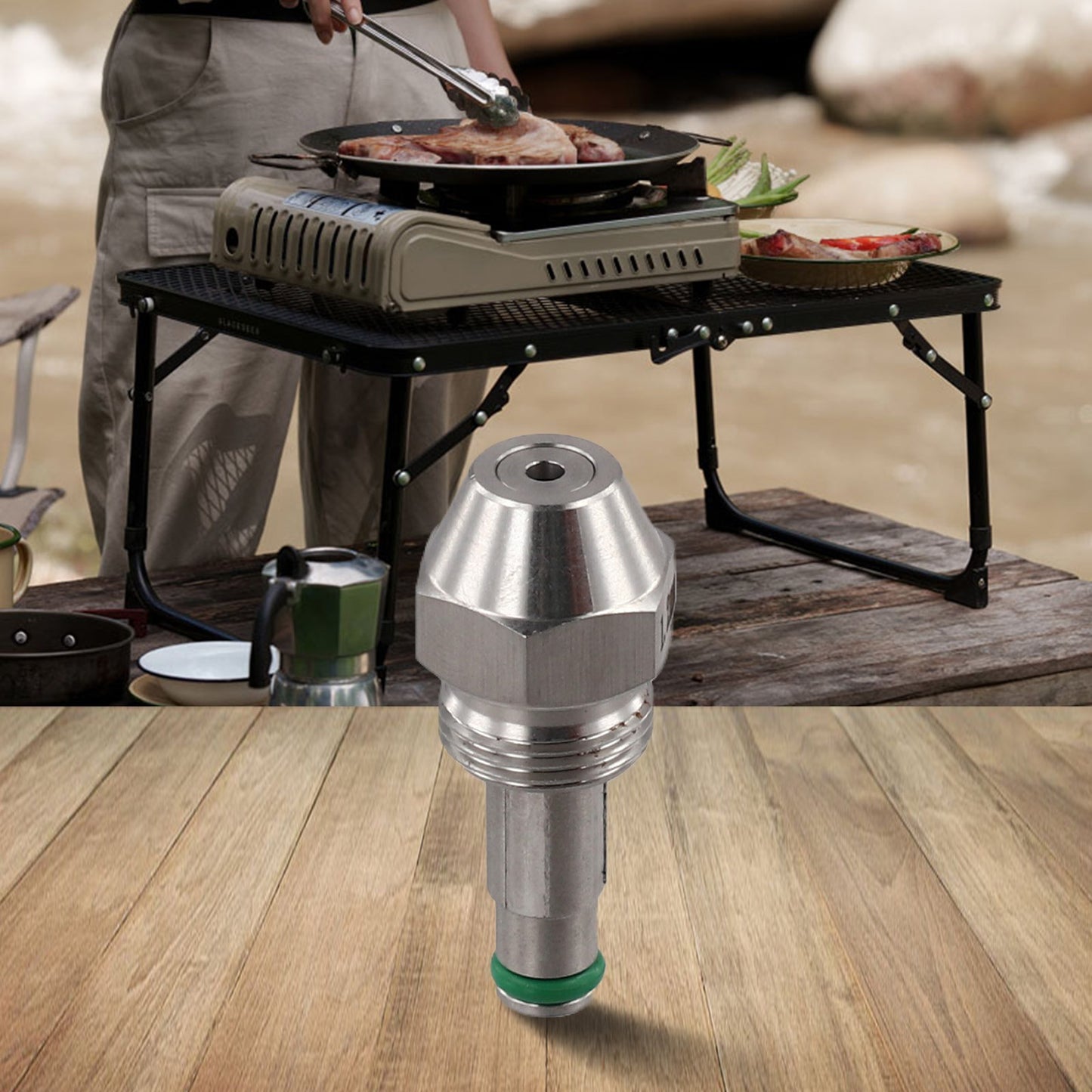 High Efficiency Nozzle for Waste Oil with Adjustable Spray Characteristics