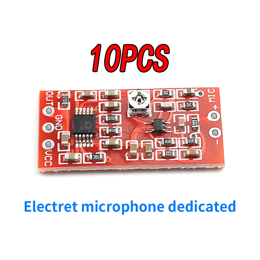 10PCS MAX4466 Electret Microphone Preamplifier Module+SSM2167 Voice Compression