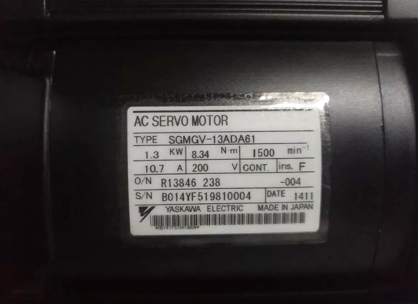 1PC  YASKAWA SGMGV-13ADA61 SERVO MOTOR Fast delivery Quality Assurance