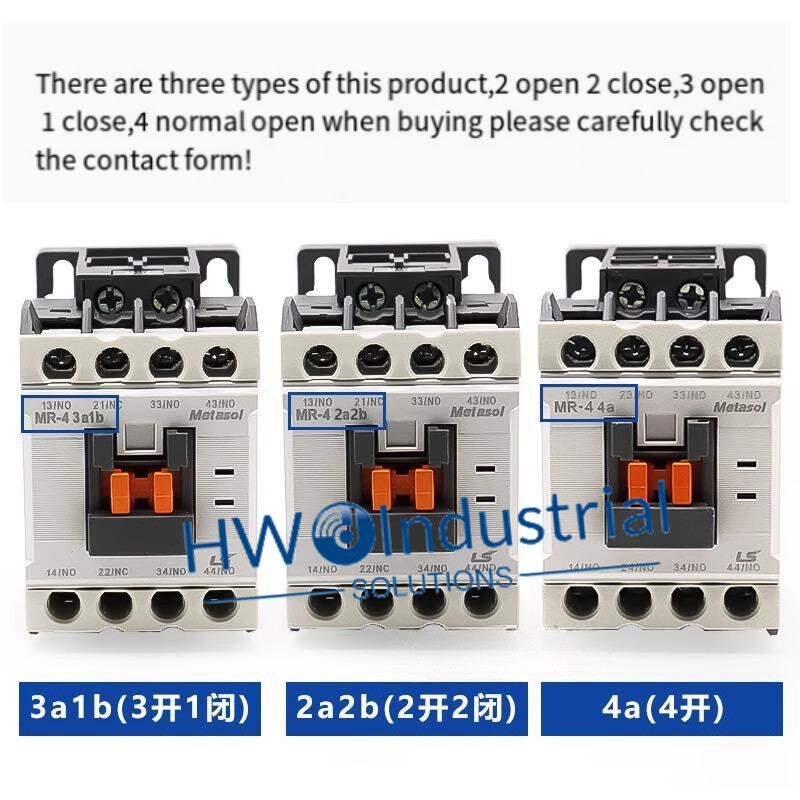 1PC   LS Elevator Contactor Relay MR-4 3a1b DC110V Replacing GMR Series