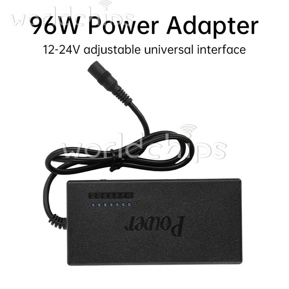 96W Multifunction Notebook Power Adapter AC100-240V to DC12-24V Universal Adjust