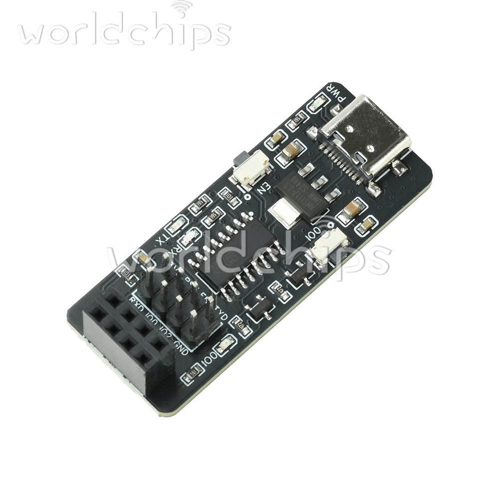 5pcs ESP-01S ESP8266 Serial WiFi Module Adapter Program Download Debugging Board