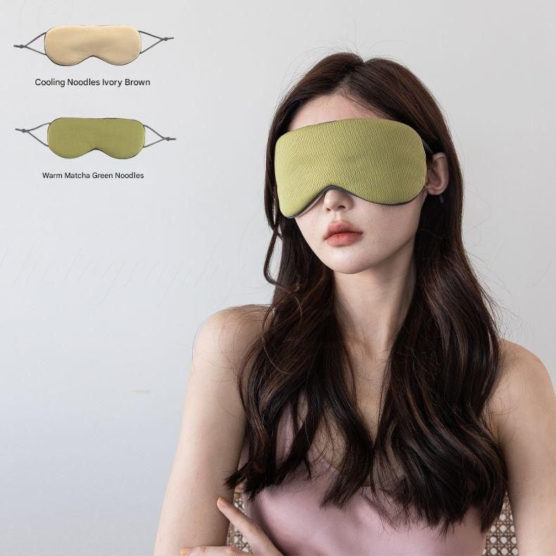 Chinese Ins Style Eye Mask Won't Mess Up Your Hairstyle with Glass Butterfly