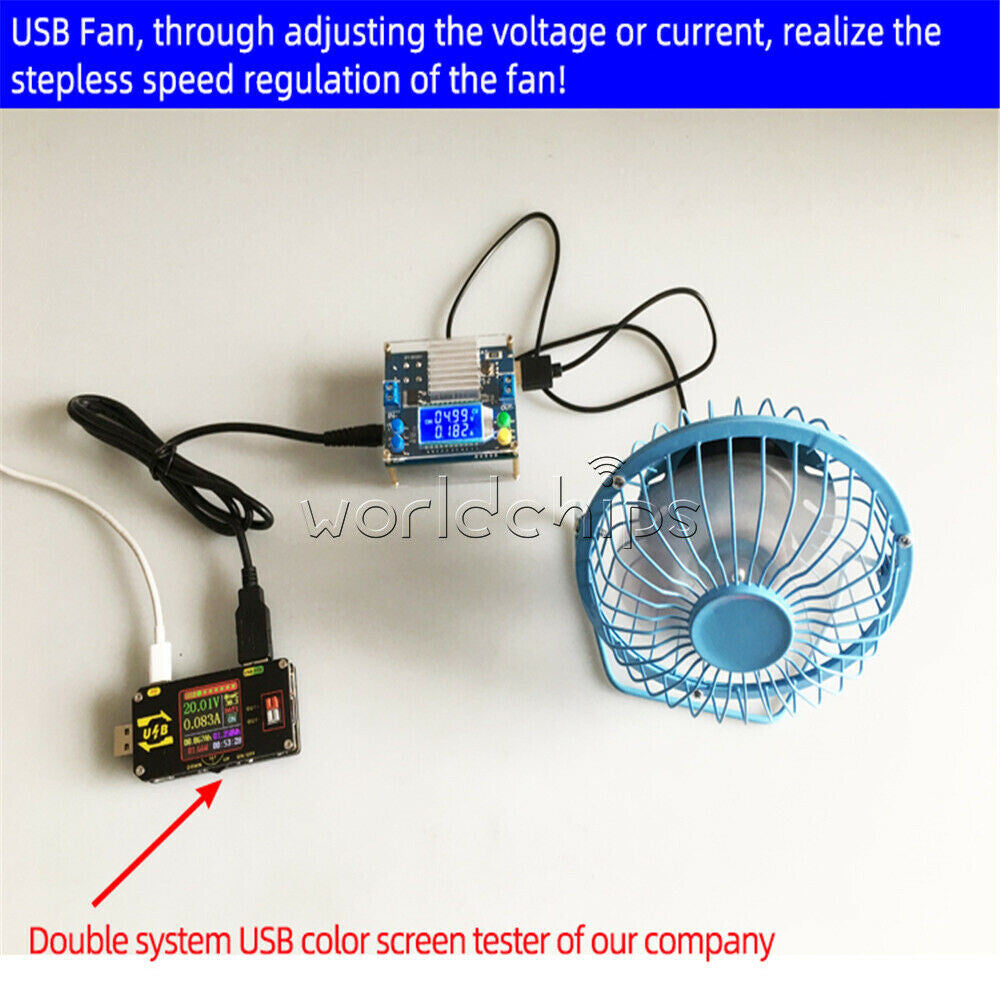 Adjustable Regulated Automatic Boost Buck Converter CC CV Solar Charging  Module