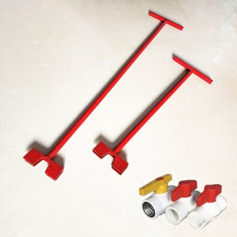 Extended Valve Stem for PVC Ball Valve Dual Ear Handle for Site Maintenance