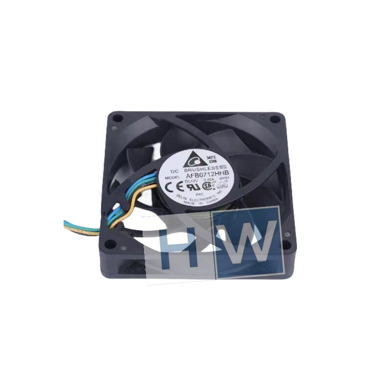 1PC Delta AFB0712HHB 12V 0.45A 70*15 7CM 3-wire Chassis Power Supply Cooling Fan