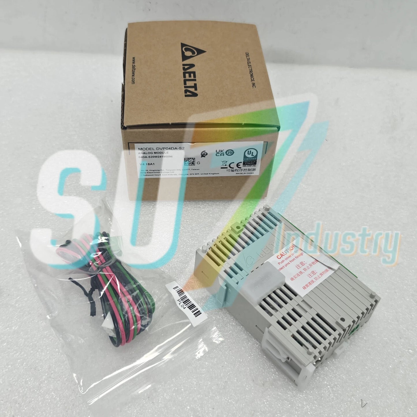 Delta DVP04DA-S2 PLC Module  # 1pcs    In Box