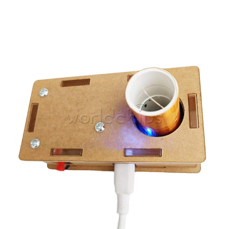DIY Rechargeable Micro Tesla Coil Detector Electronic Anti Interference Tester