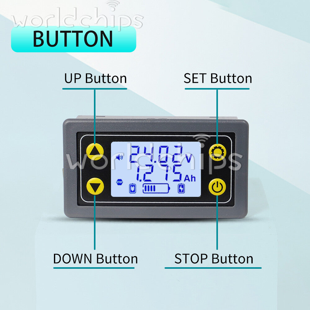 BT11 Coulomb Meter Fully Auto Battery Charge Discharge Protection DC 10-110V 10A