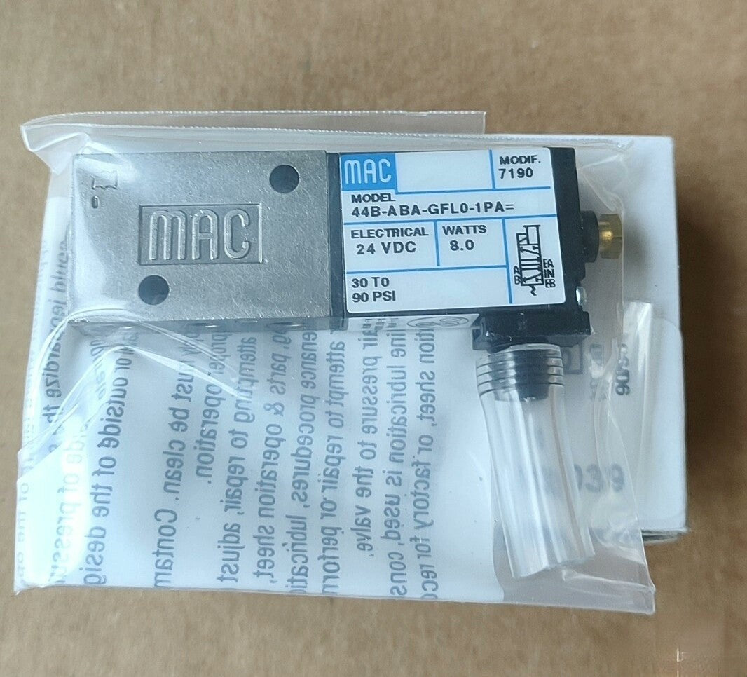 1PC  MAC solenoid valve 44B-ABA-GFL0-1PA  Free Shipping