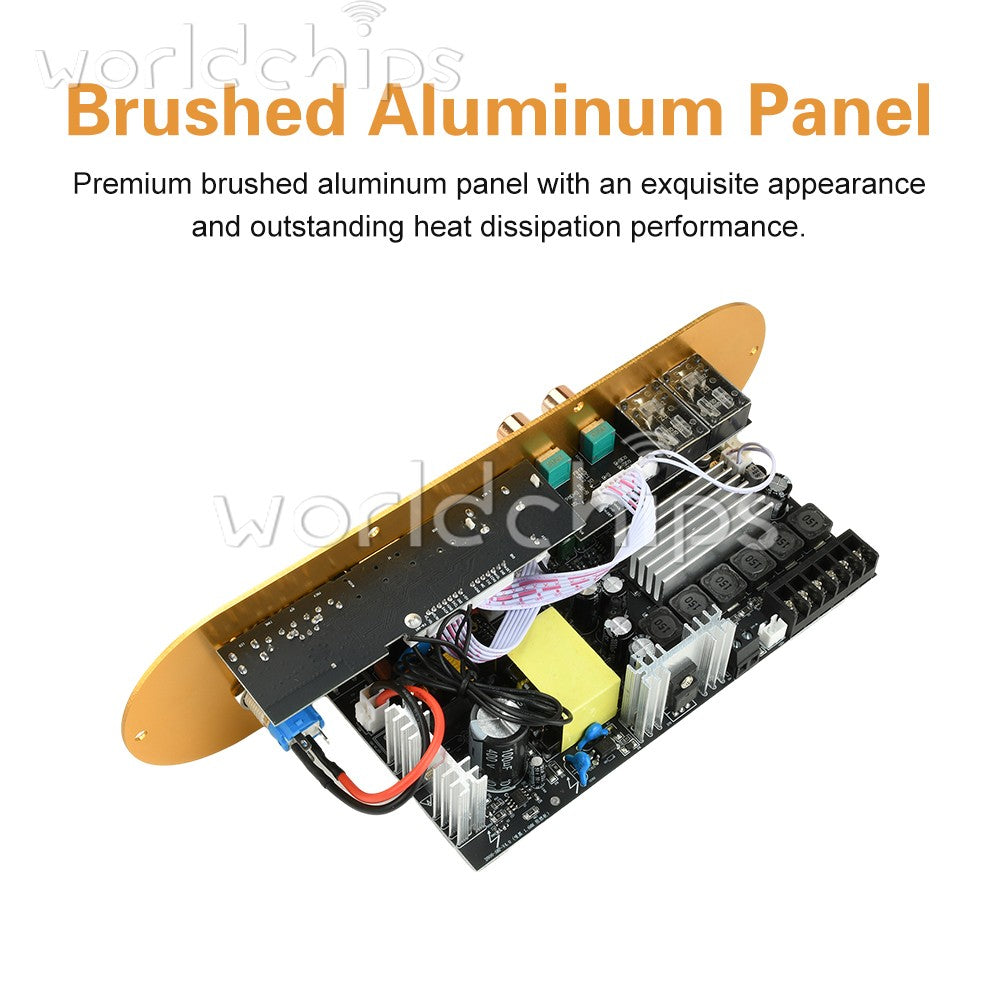 D900 Amplifier Board 2.1 Channel BLE5.0 Digital Amp Board Adjustable Bass Treble