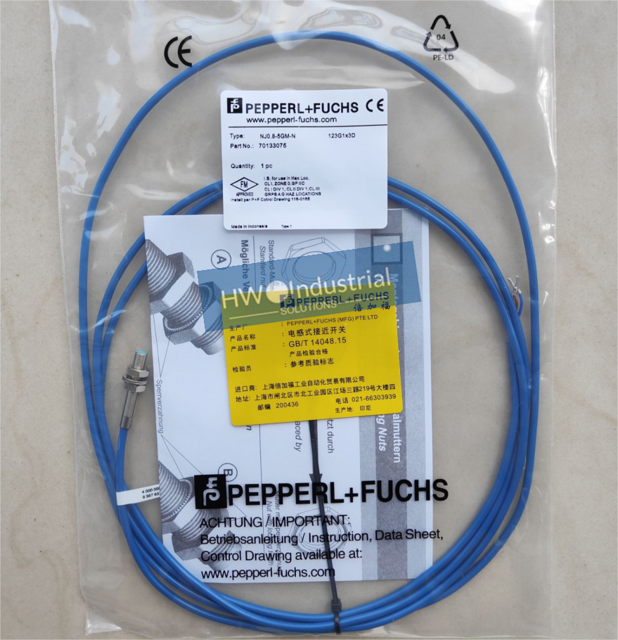 1PC  for Pepperl+Fuchs NJ0.8-5GM-N Proximity Switch Sensor NJ0,8-5GM-N