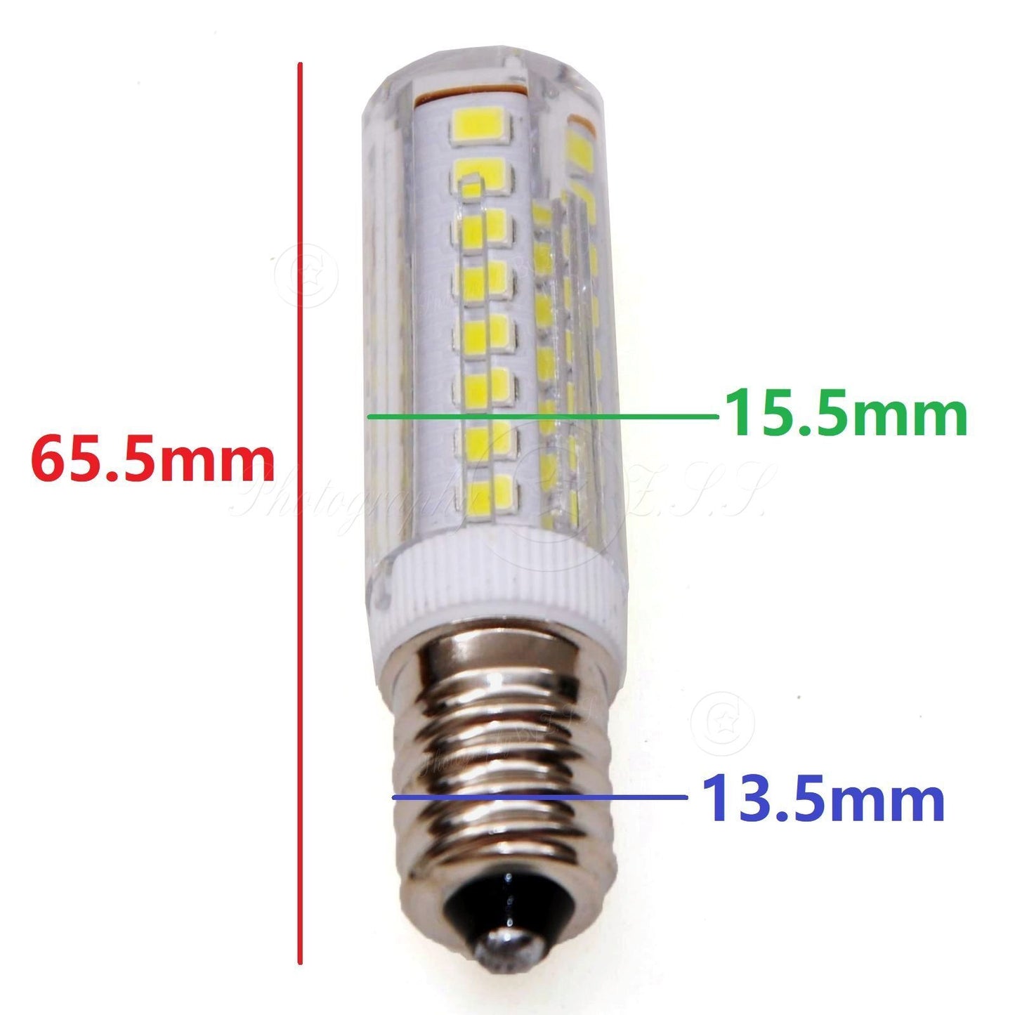 Universal Fridge Range Hood Sewing Machine E14 Screw LED Lamp Light Repair -65mm